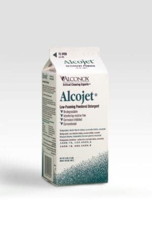 Alcojet ear cleaning product in a rectangular box.