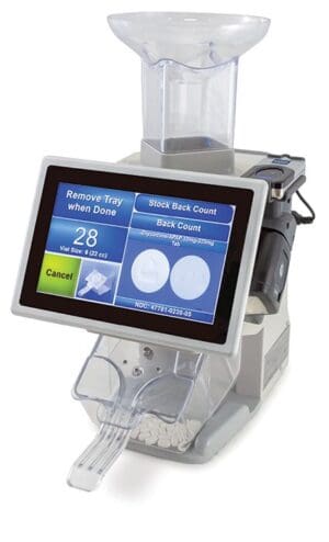 Medical device with touchscreen displaying fluid removal settings.