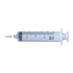 20 mL luer-lock syringe with protective cap